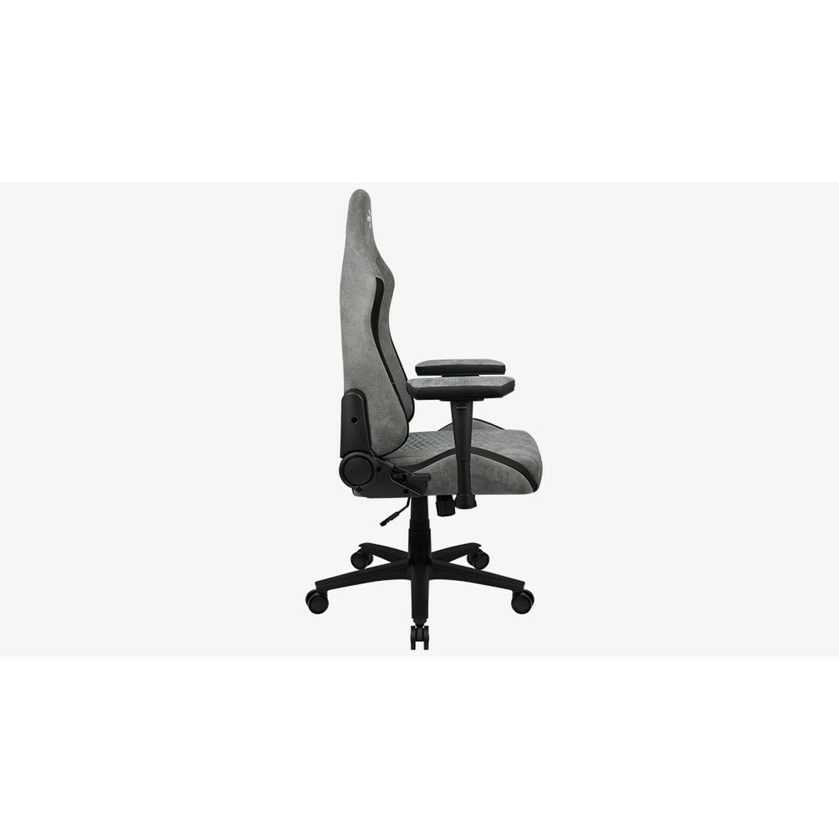 Spēļu Krēsls Aerocool Crown AeroSuede Melns Pelēks